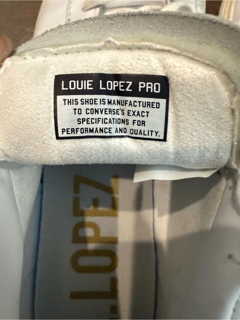 Converse Cons Louie Lopez Pro Men’s White Low-Top Leather Sneakers